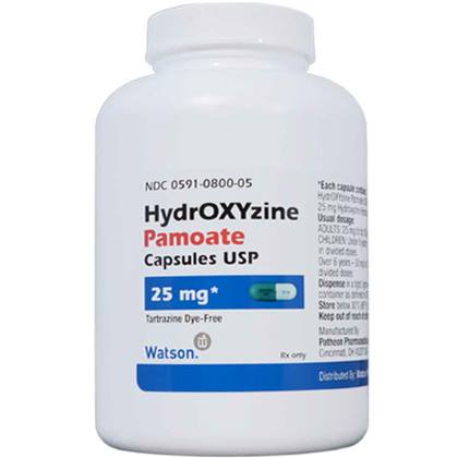 HYDROXYZINE PAMOATE25 MG CAPS