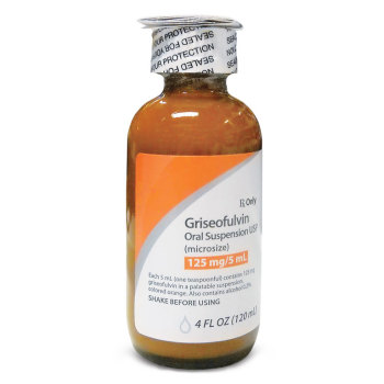 GRISEOFULVIN 125 MG /5ML ORAL SUSPENSION